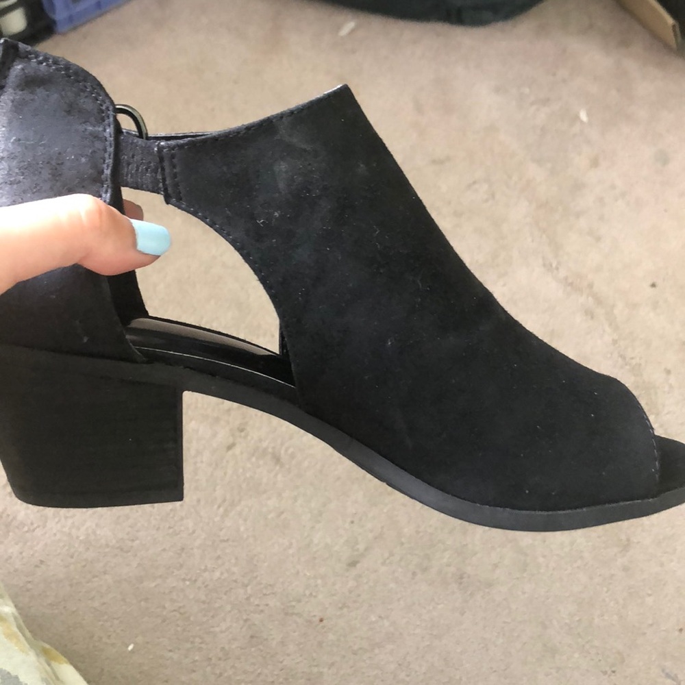 Brand-new black booties